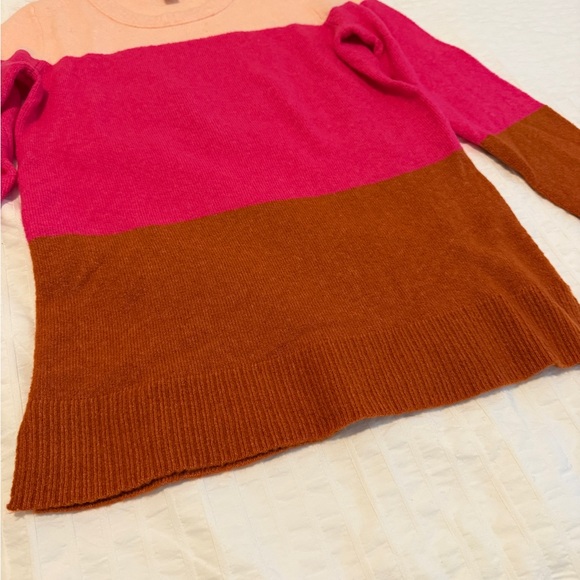 J.Crew Colorblock crewneck sweater in extra-soft yarn - Picture 5 of 7